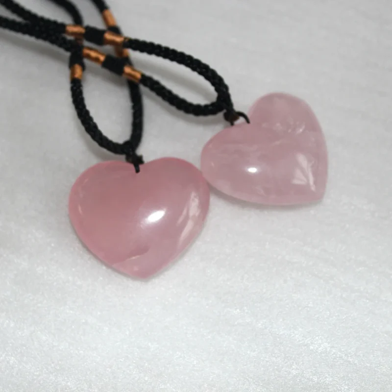 Rose Quartz Heart Pendant