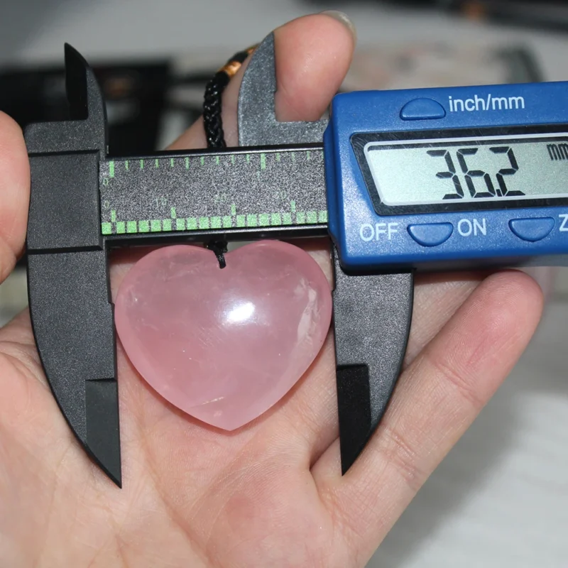 Rose Quartz Heart Pendant