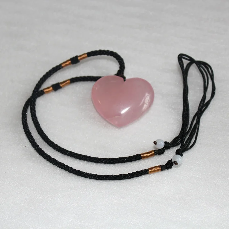 Rose Quartz Heart Pendant