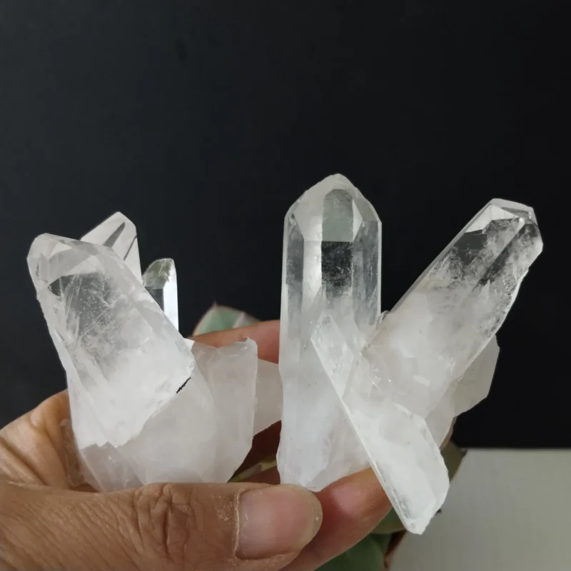 Amas de quartz clair