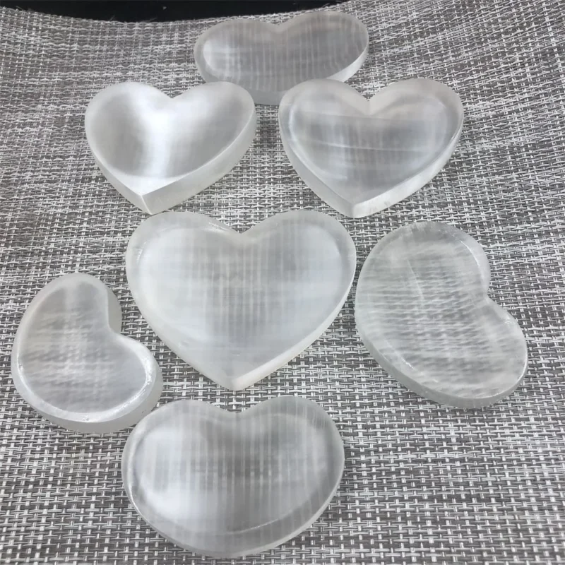 Selenite Heart Bowl