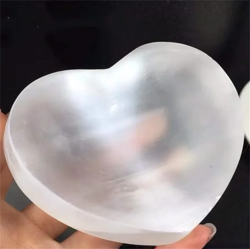 Selenite Heart Bowl