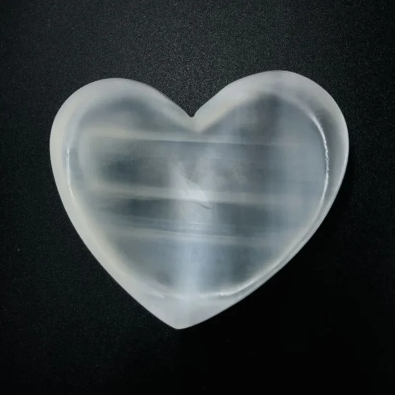 Selenite Heart Bowl